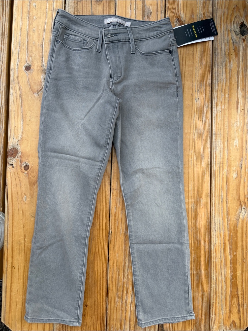 Athleta Women's Sculptek Skinny Crop Jean Granite Wash